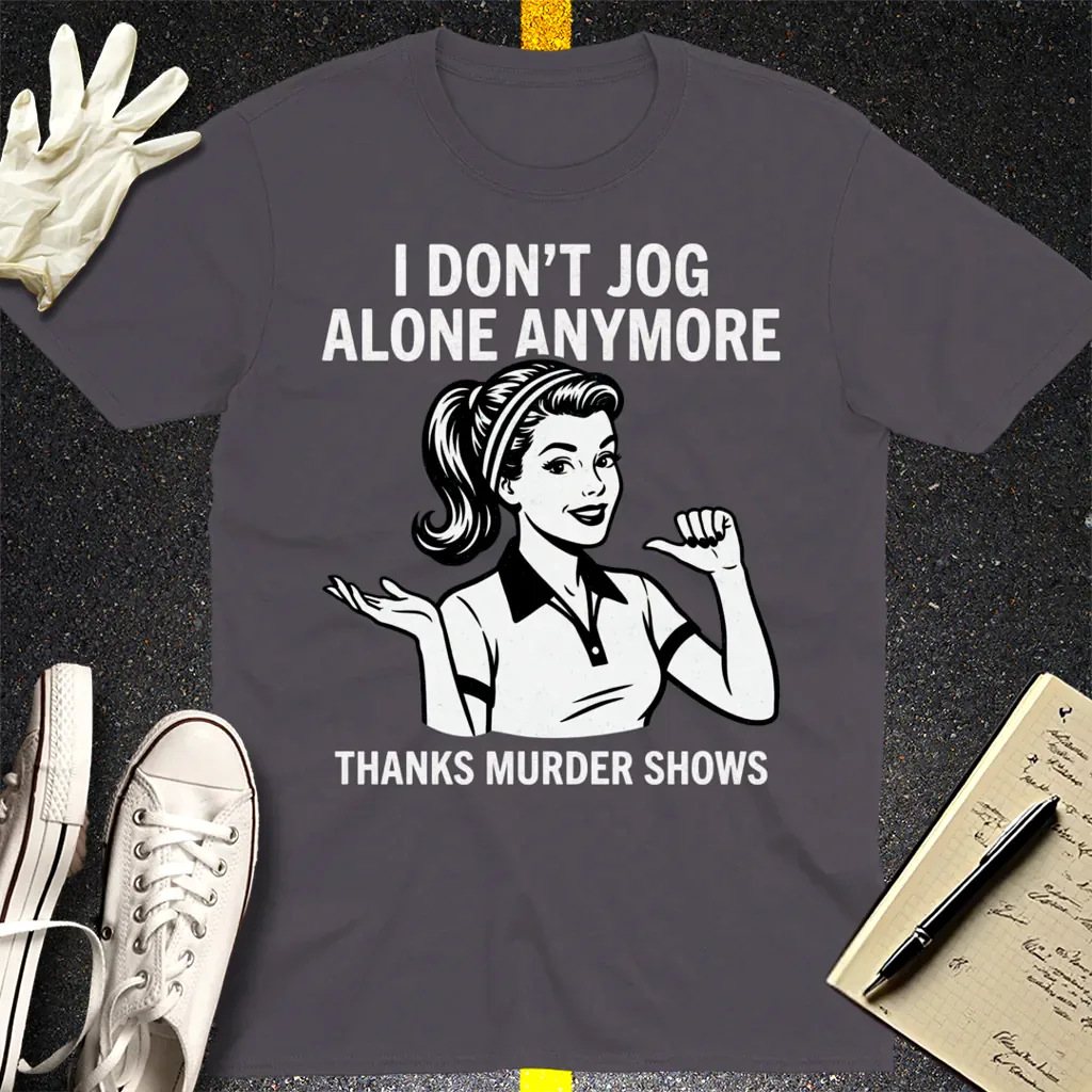 Thanks Murder Shows T-Shirt - Charcoal