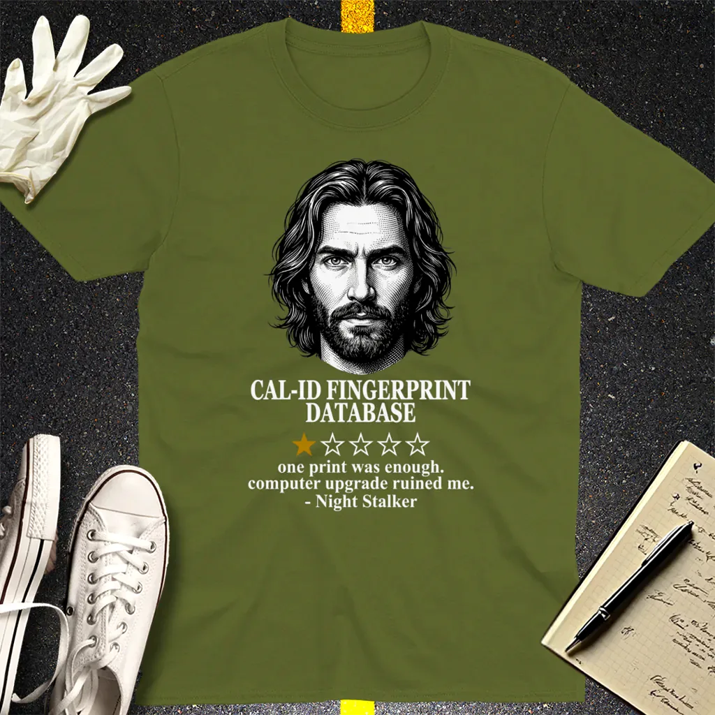One Star CAL-ID Review T-Shirt - Military Green