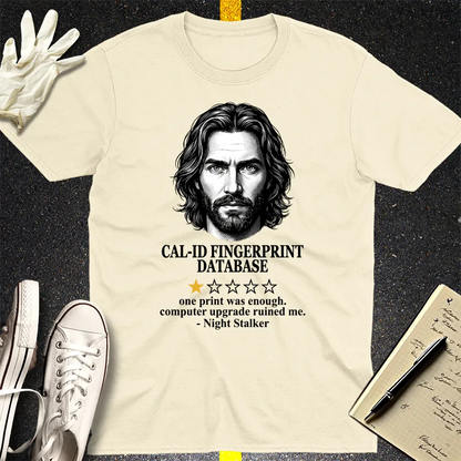 One Star CAL-ID Review T-Shirt - Natural