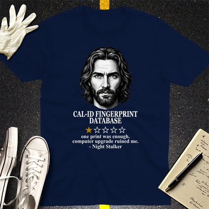 One Star CAL-ID Review T-Shirt - Navy
