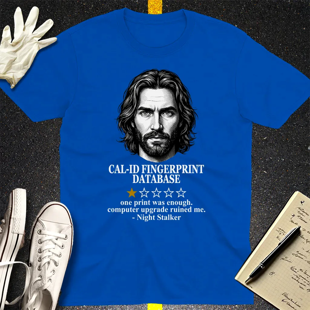 One Star CAL-ID Review T-Shirt - Royal