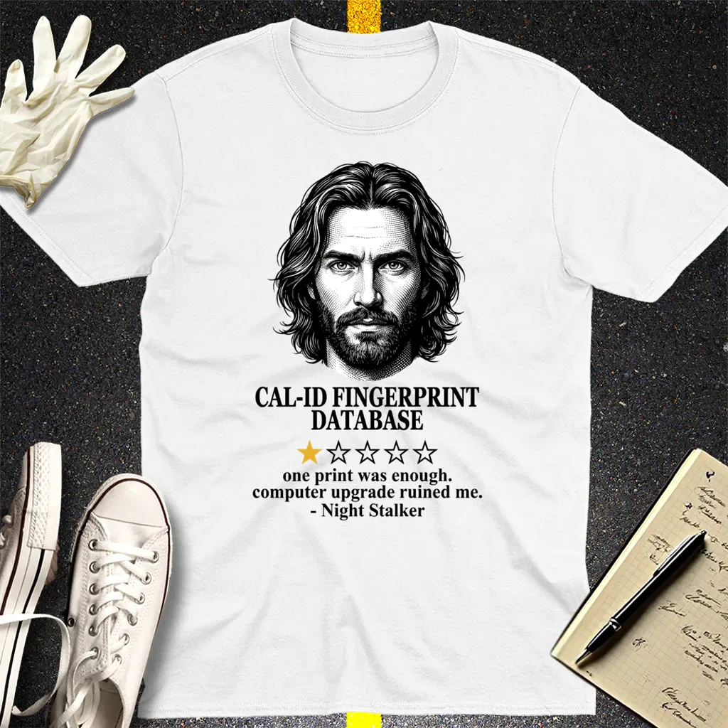 One Star CAL-ID Review T-Shirt - White