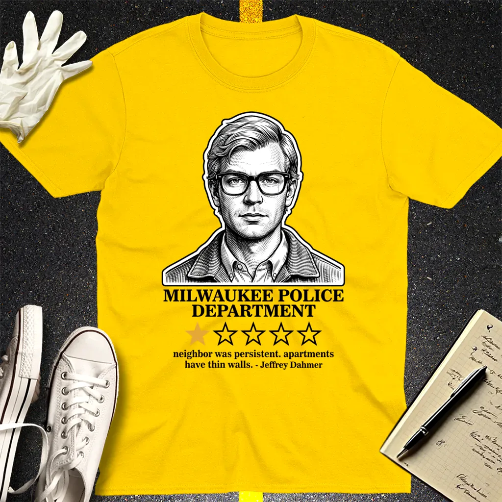 Milwaukee Police 1-Star Review T-Shirt - Daisy