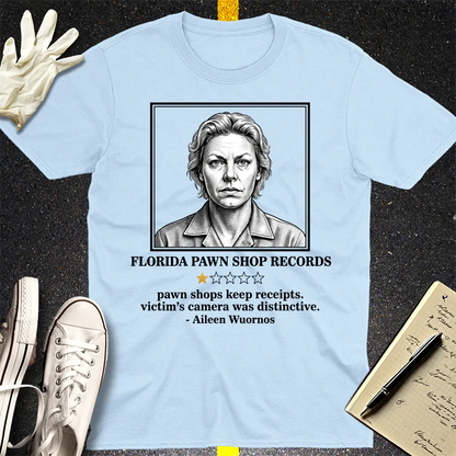 Florida Pawnshop Review T-Shirt - Light Blue