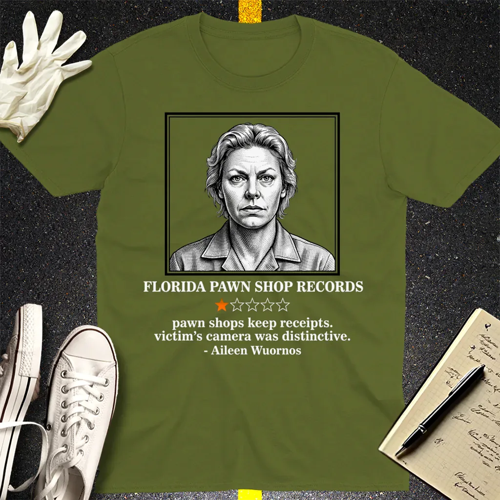 Florida Pawnshop Review T-Shirt - Military Green