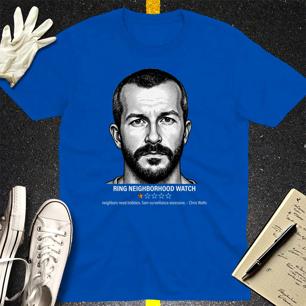 Chris Watts One-Star Criminal T-Shirt - Royal