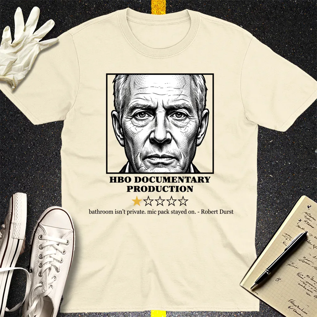 Robert Durst HBO Review T-Shirt - Natural