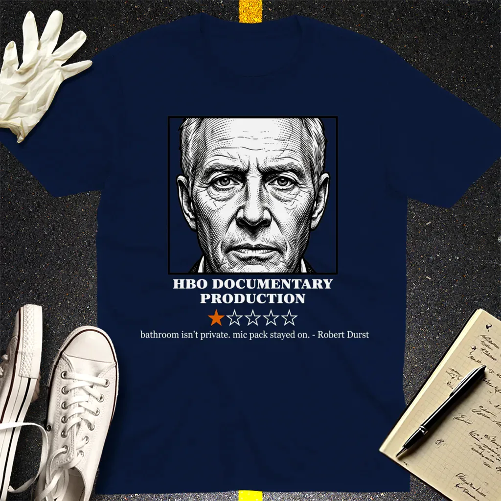 Robert Durst HBO Review T-Shirt - Navy