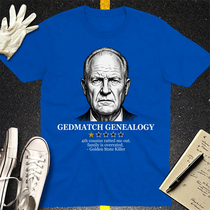 GEDmatch Genealogy Review T-Shirt - Royal