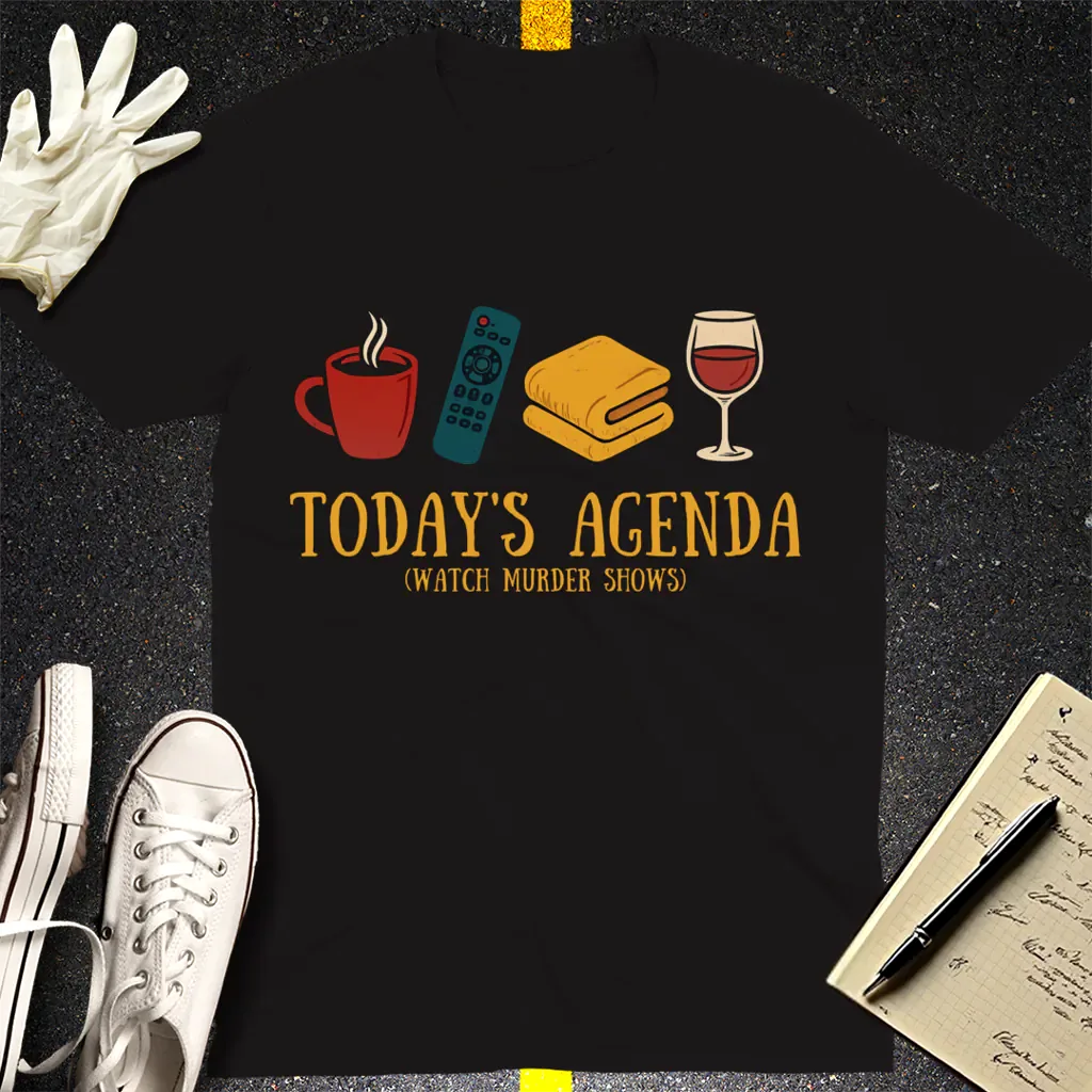 Murder Shows & Chill T-Shirt - Black