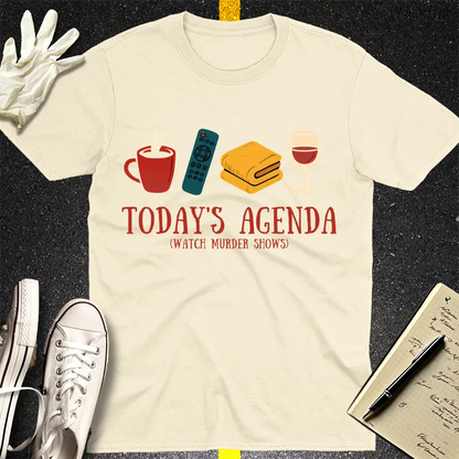 Murder Shows & Chill T-Shirt - Natural