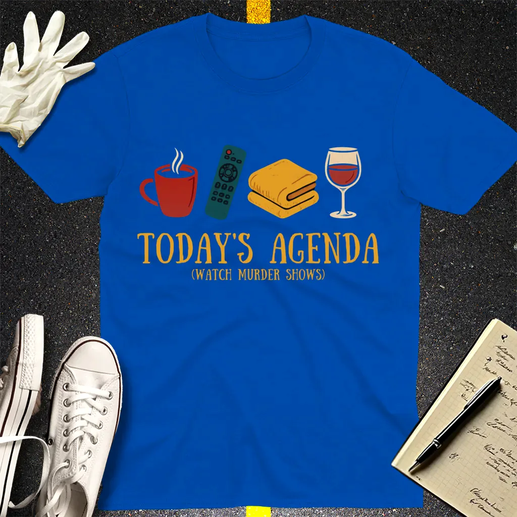 Murder Shows & Chill T-Shirt - Royal