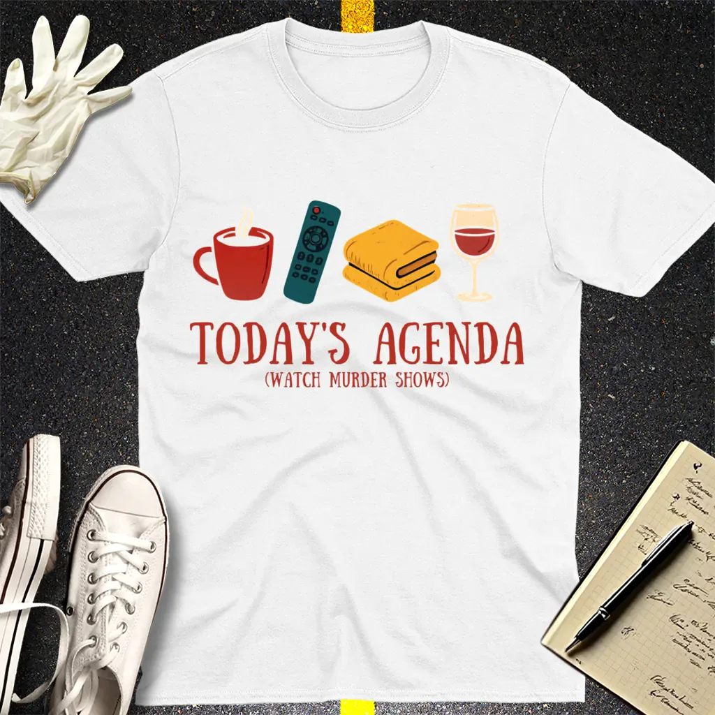 Murder Shows & Chill T-Shirt - White