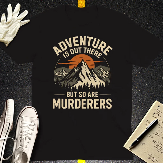 Adventure and Danger T-Shirt - Black