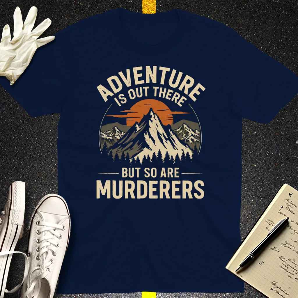 Adventure and Danger T-Shirt - Navy