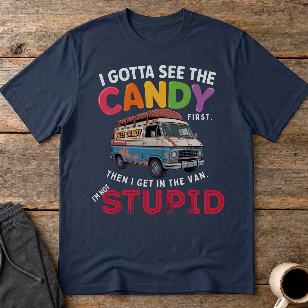 I Gotta See The Candy T-Shirt - Navy