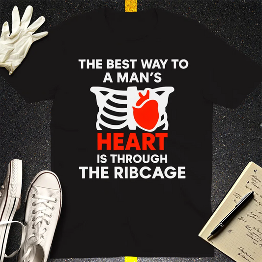 Ribcage Heartbreaker T-Shirt - Black