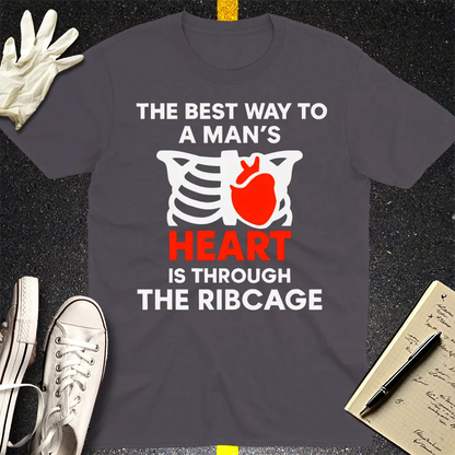 Ribcage Heartbreaker T-Shirt - Charcoal
