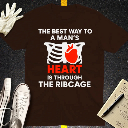 Ribcage Heartbreaker T-Shirt - Dark Chocolate