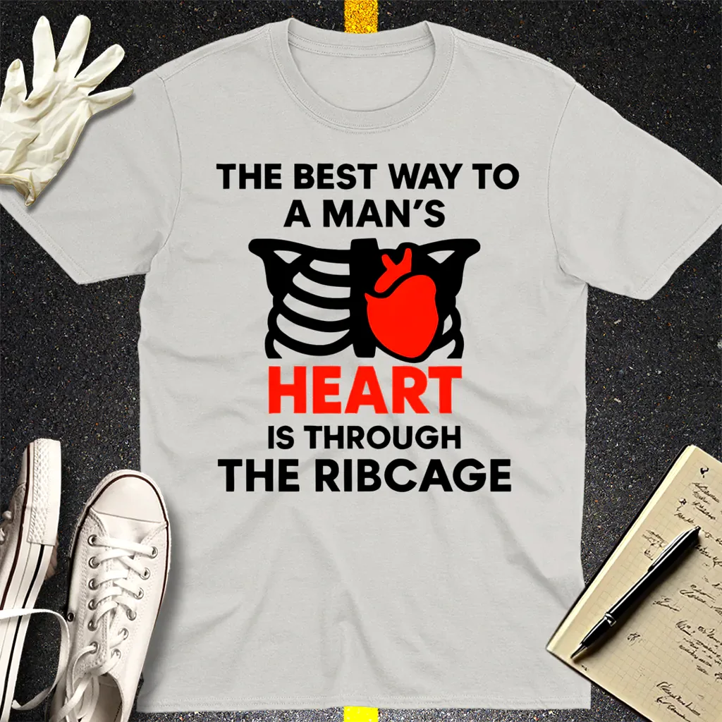 Ribcage Heartbreaker T-Shirt - Ice Grey