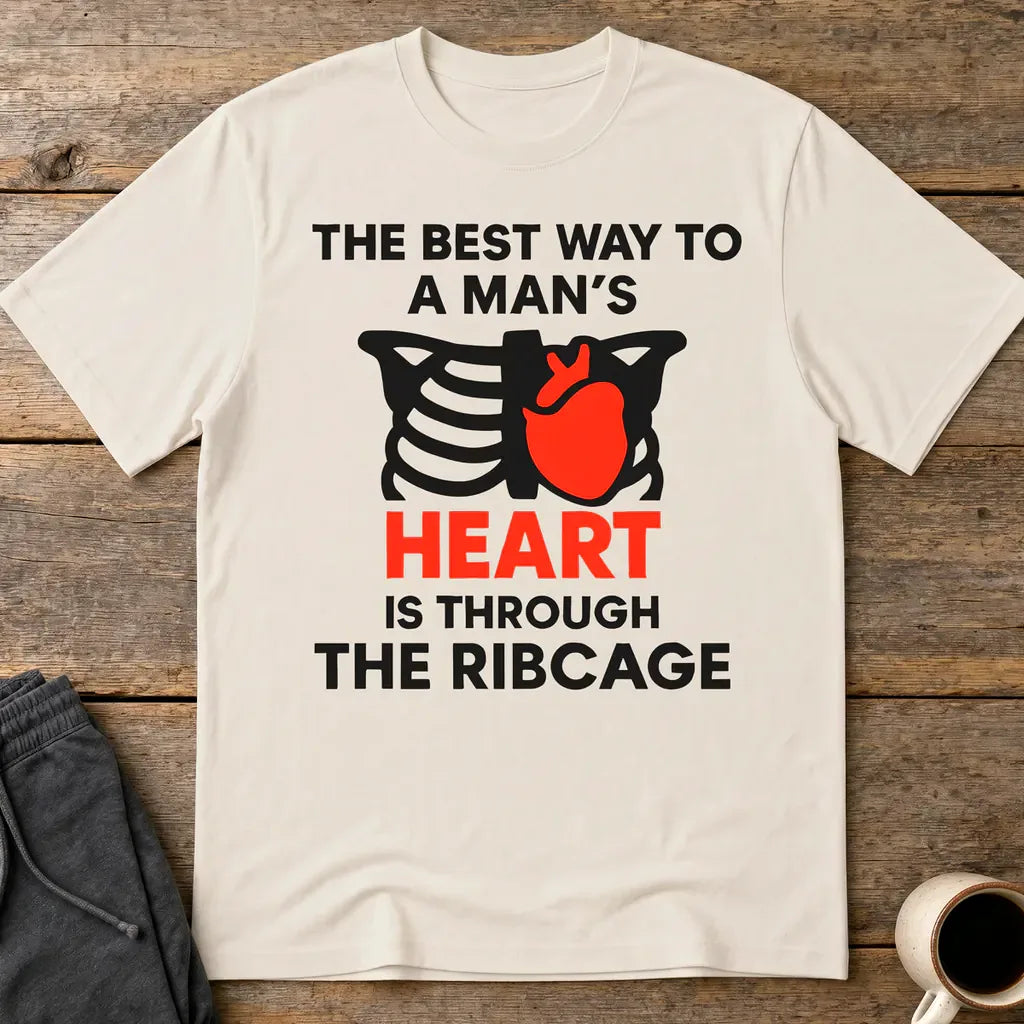 Ribcage Heartbreaker T-Shirt - Ice Grey