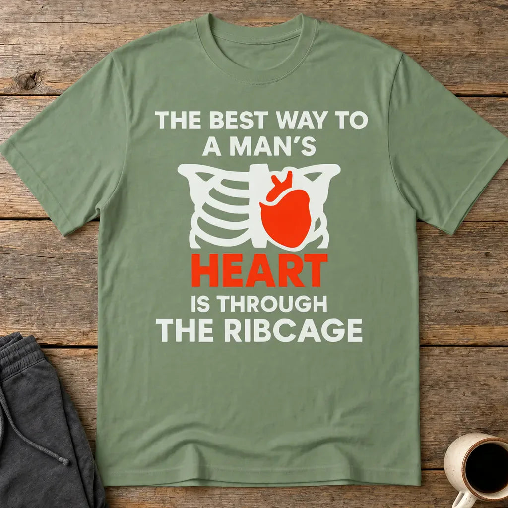 Ribcage Heartbreaker T-Shirt - Military Green