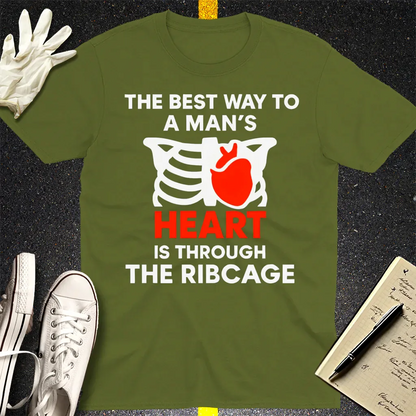 Ribcage Heartbreaker T-Shirt - Military Green