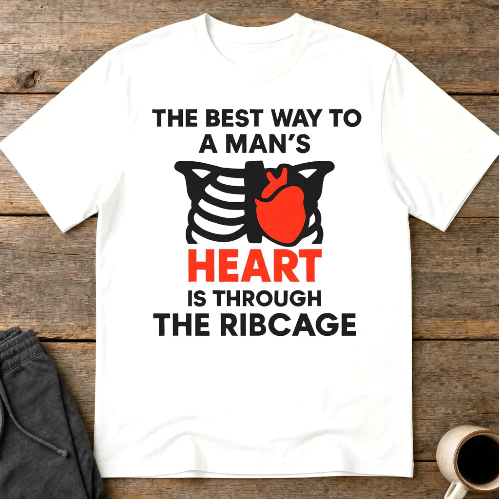 Ribcage Heartbreaker T-Shirt - White