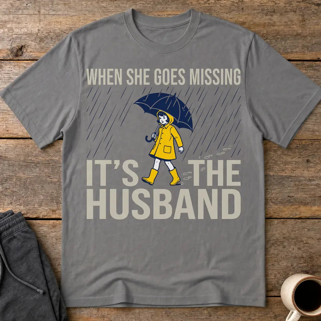 It's the Husband T-Shirt - Charcoal