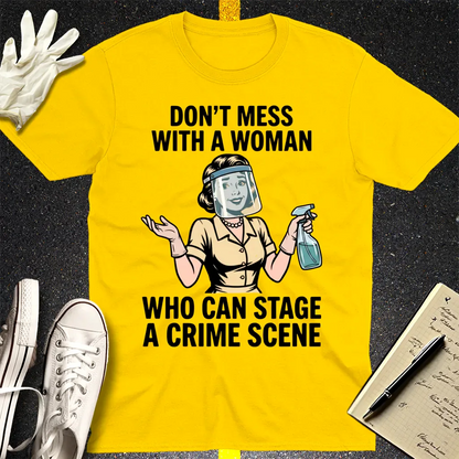 Crime Scene Queen T-Shirt - Daisy