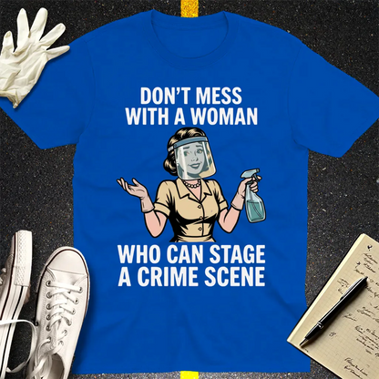 Crime Scene Queen T-Shirt - Royal