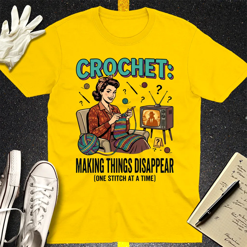 Crochet Mystery Disappear T-Shirt - Daisy
