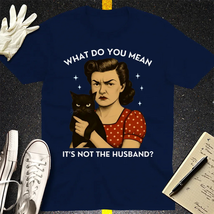 Not the Husband T-Shirt - Navy