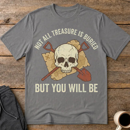 Buried Treasure Threat T-Shirt - Charcoal