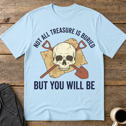 Buried Treasure Threat T-Shirt - Light Blue