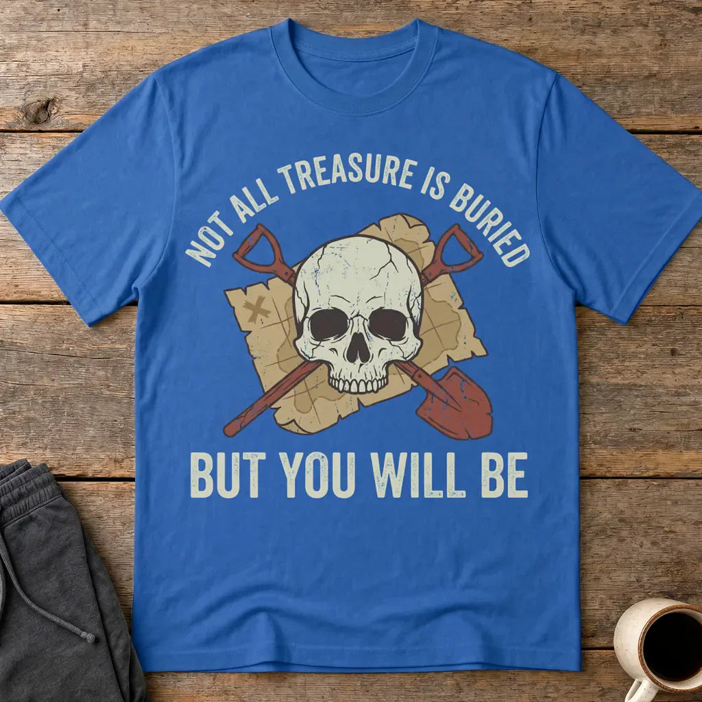 Buried Treasure Threat T-Shirt - Royal