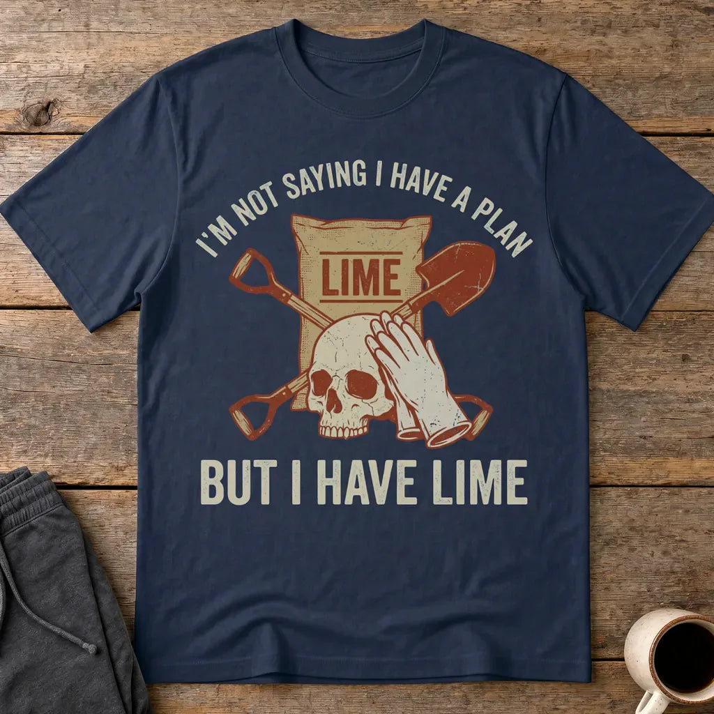 I Have Lime True Crime Humor T-Shirt - Navy
