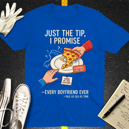 Pizza Theft Crime of the Century T-Shirt - Royal