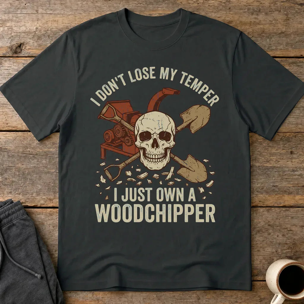 Woodchipper Temper Control T-Shirt - Black