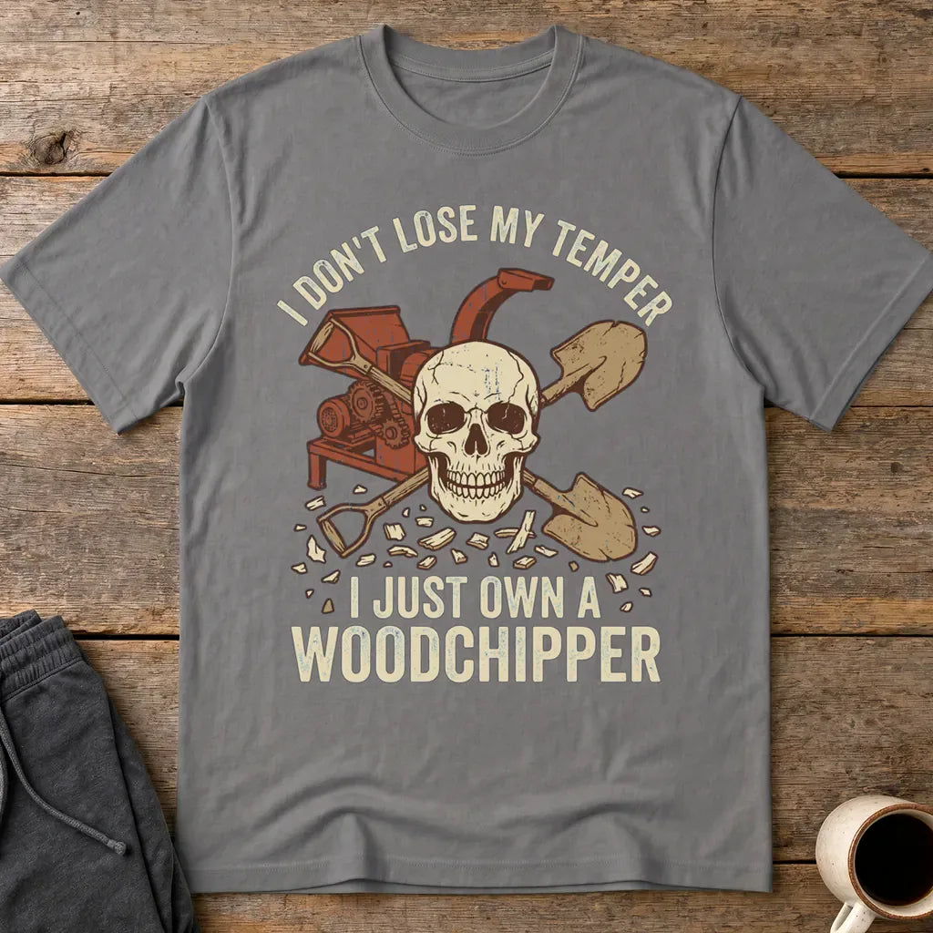 Woodchipper Temper Control T-Shirt - Charcoal