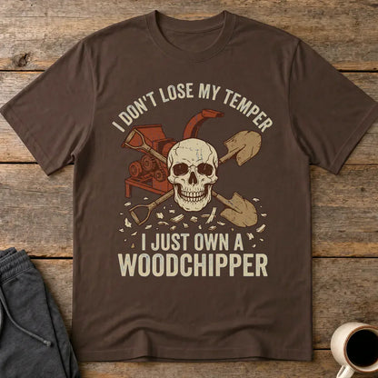 Woodchipper Temper Control T-Shirt - Dark Chocolate