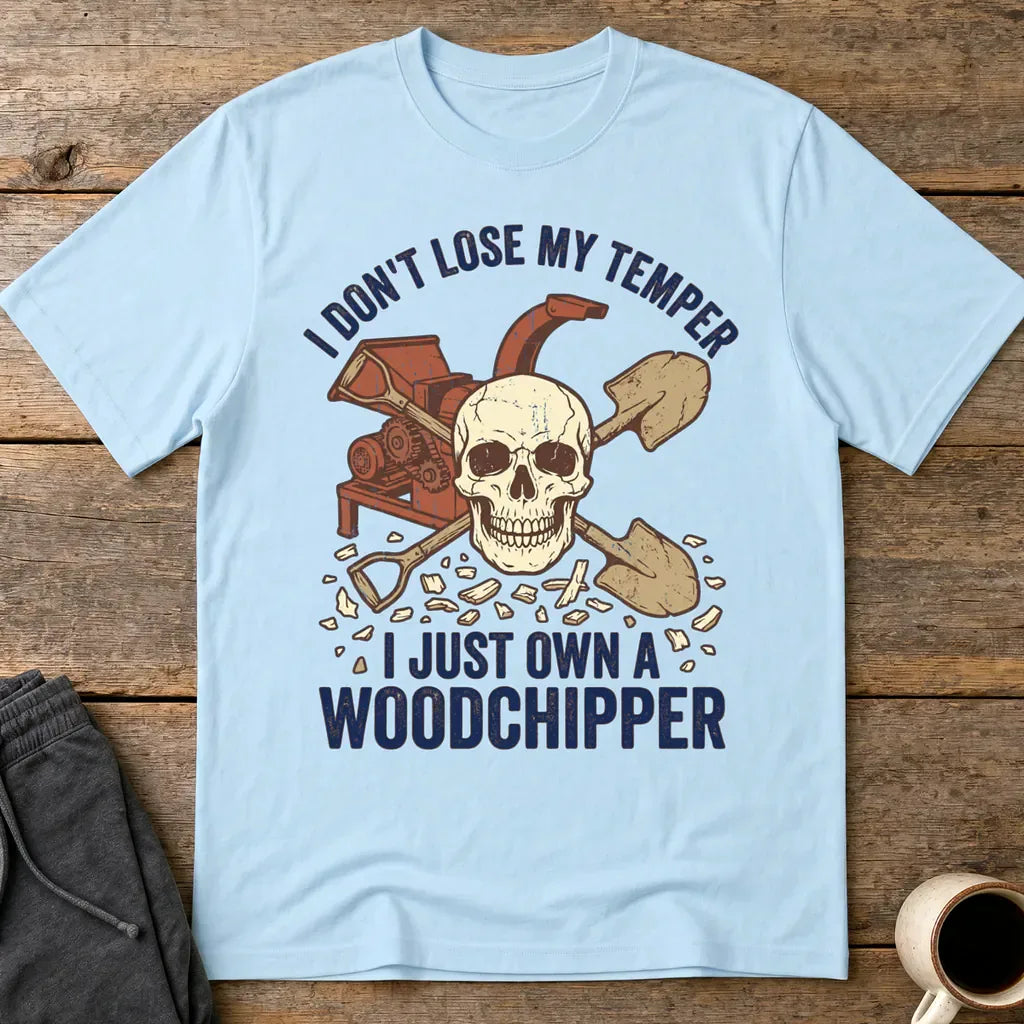 Woodchipper Temper Control T-Shirt - Light Blue