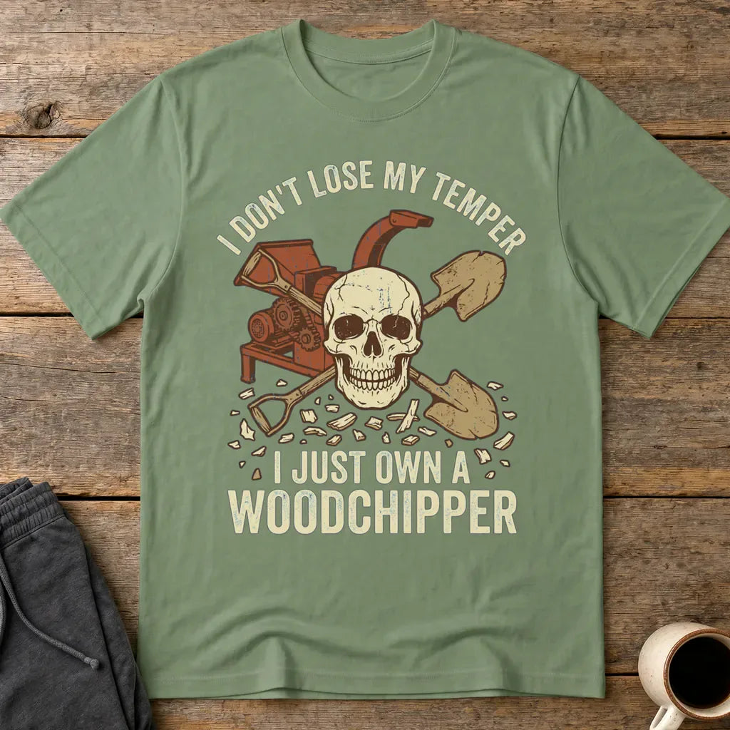 Woodchipper Temper Control T-Shirt - Military Green