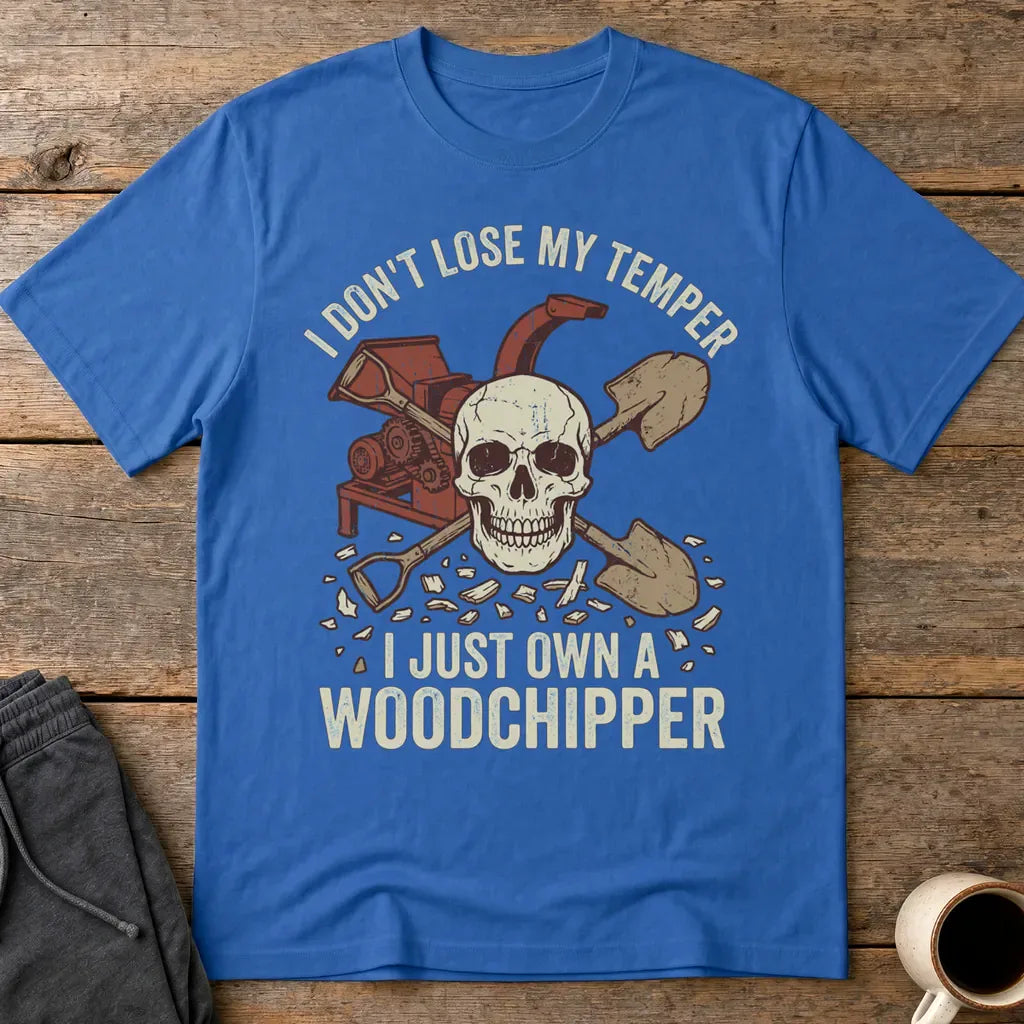 Woodchipper Temper Control T-Shirt - Royal