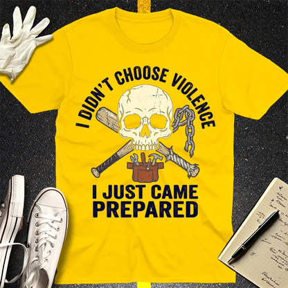 Prepared for Anything Skull T-Shirt - Daisy