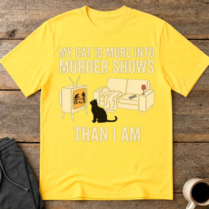 Murder-Show Cat Obsession T-Shirt - Daisy