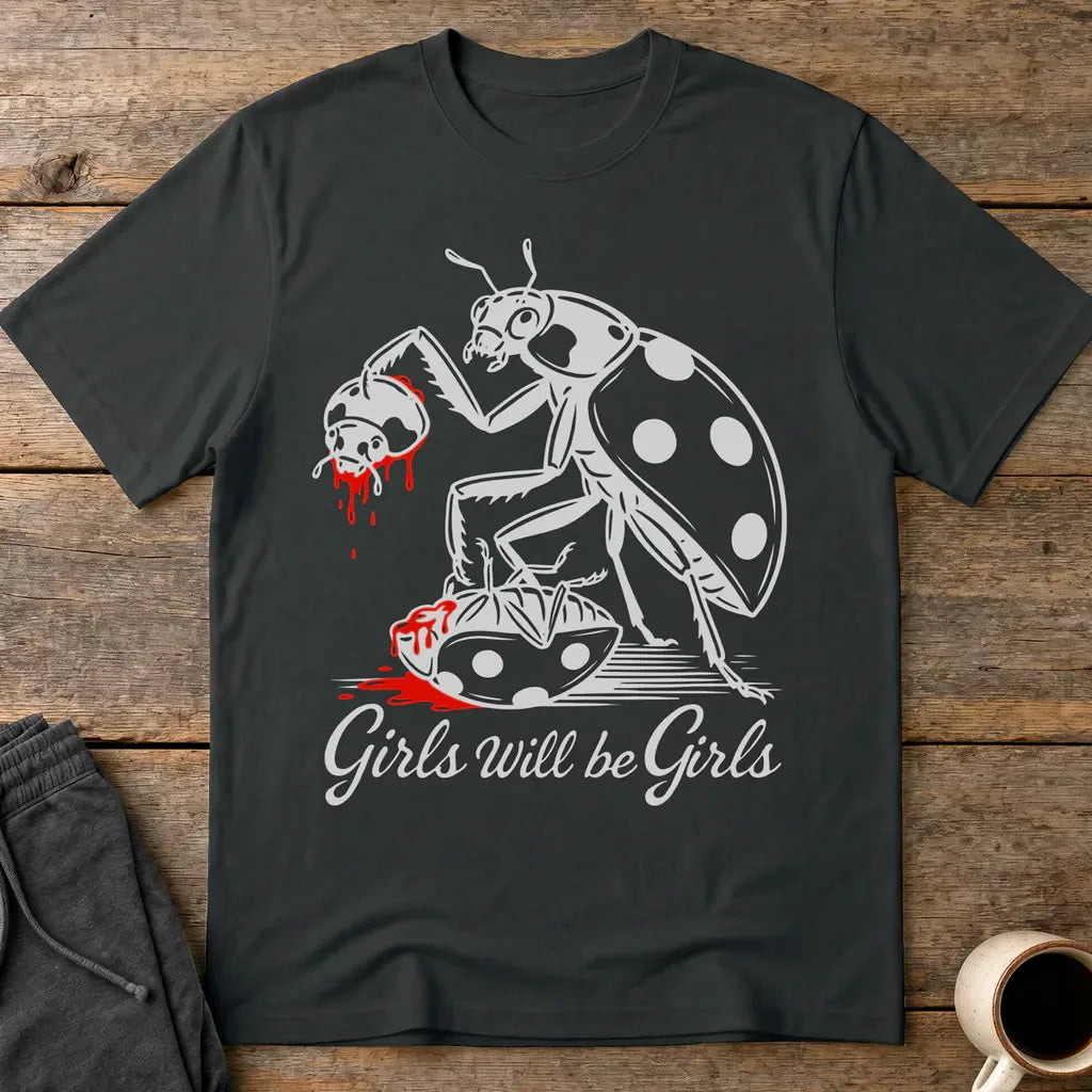 Girls Will Be Girls T-Shirt - Black