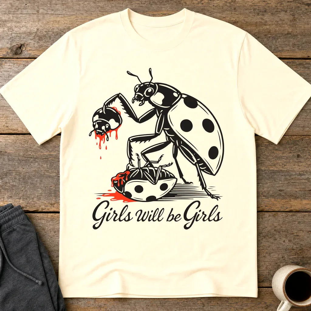 Girls Will Be Girls T-Shirt - Natural