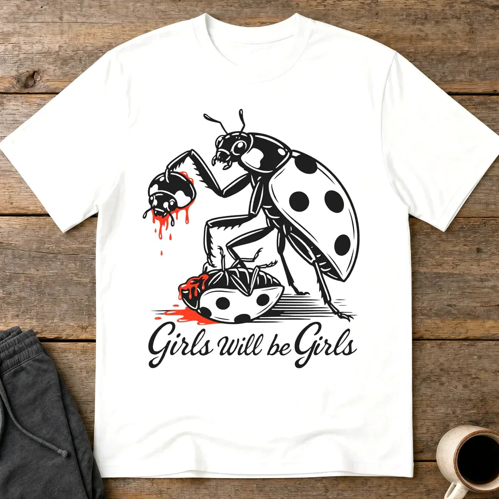 Girls Will Be Girls T-Shirt - White