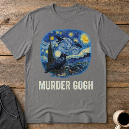Murder Gogh T-Shirt - Charcoal